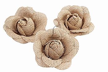 Роза из мешковины, 5-35274