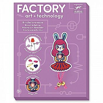 Набор для творчества "Брошка Bunny Girl Factory E-text" DJECO, DJ09320 Набор для творчества "Брошка Bunny Girl Factory E-text" DJECO, DJ09320