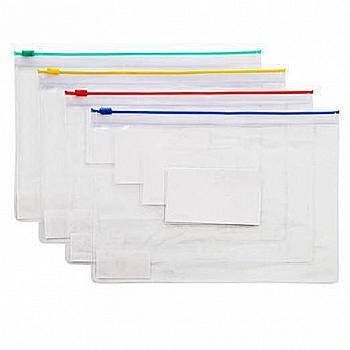 Папка на молнии А4, PVC, с визиткой. прозрачный. Deli 5526E (78248) Папка на молнии А4, PVC, с визиткой. прозрачный. Deli 5526E (78248)