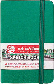 Блокнот для графіки Talens Art Creation 140 г/м, 9*14см, 80 арк, Forest Green, Royal Talens Блокнот для графіки Talens Art Creation 140 г/м, 9*14см, 80 арк, Forest Green, Royal Talens