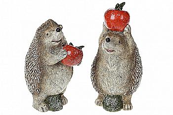 Фігурка декоративна "Їжачок з яблуком" 19,5 см, 218-702