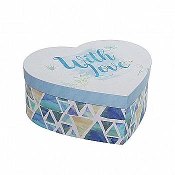 Подарочная коробка средняя, ​​сердце, W7057