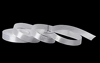 Лента атлас 12 мм-23 м, 01 белая