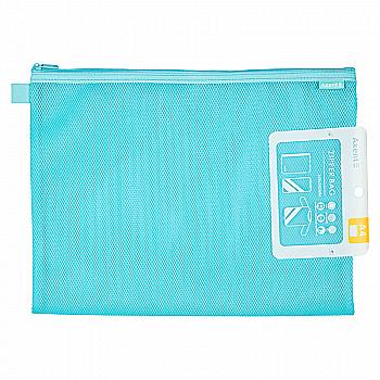 Папка на молнии А4, Travel, голубая 1440-07-A