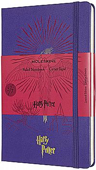Блокнот Фиолетовый средний 5/7 линейка, Moleskine Harry Potter, LEHP02QP060E Блокнот Фиолетовый средний 5/7 линейка, Moleskine Harry Potter, LEHP02QP060E
