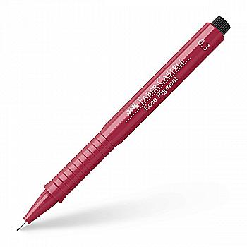 Ручка капиллярная Ecco Pigment 0,3 мм красный, 166321 Faber-Castell Ручка капиллярная Ecco Pigment 0,3 мм красный, 166321 Faber-Castell