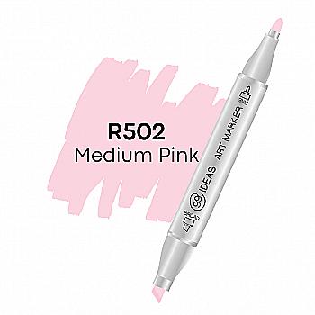Маркер двухсторонний Medium Pink - Средне-розовый, R502, 99IDEAS Маркер двухсторонний Medium Pink - Средне-розовый, R502, 99IDEAS