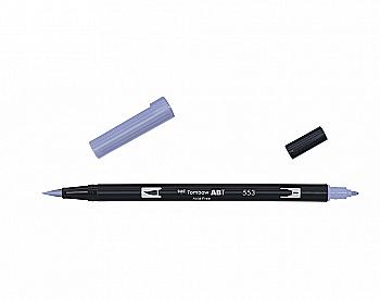 Маркер-блендер двухсторонний ABT BrushPen ABT-553, туманный пурпурный ТМ "Tombow" Маркер-блендер двухсторонний ABT BrushPen ABT-553, туманный пурпурный ТМ "Tombow"
