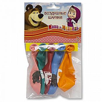 Набір кульок Маша і Ведмідь 30 см 5 од, 1111-0637