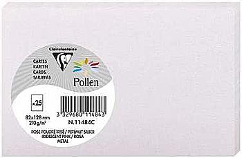 Заготівка для листівок Pollen 82*128 мм/210 г, Irid. powdered pink/Райдужна рожева пудра, 11484C Заготівка для листівок Pollen 82*128 мм/210 г, Irid. powdered pink/Райдужна рожева пудра, 11484C