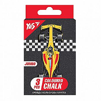 Крейда "Race legend" 3 шт., кольорова, Jumbo, 400461 Yes Крейда "Race legend" 3 шт., кольорова, Jumbo, 400461 Yes