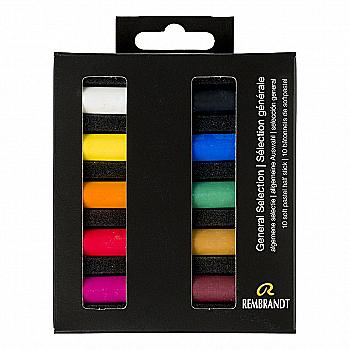 Набор сухой мягкой пастели 10 цв., Rembrandt, Классические тона, Royal Talens Набор сухой мягкой пастели 10 цв., Rembrandt, Классические тона, Royal Talens