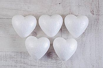 Набір пінопластових фігурок "Серце", 8,5 см (5шт), 740616