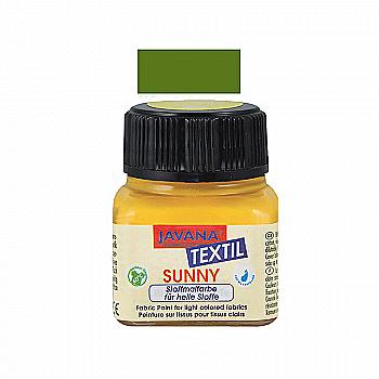 Фарба по світлим тканинам нерастек. JAVANA Оливковий Sunny 20мл Фарба по світлим тканинам нерастек. JAVANA Оливковий Sunny 20мл