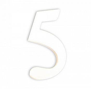 Заготівка з пап`є-маше Цифра "5" 1,5*7*12 см, AC345O ТМ "Clairefontaine"