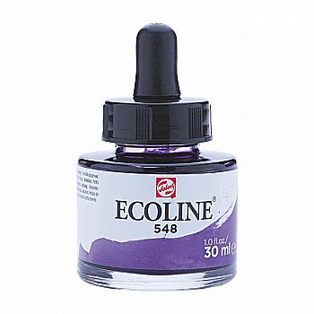 Краска акварельная жидкая Ecoline, (548), Сине-фиолетовая, 30 мл, Royal Talens Краска акварельная жидкая Ecoline, (548), Сине-фиолетовая, 30 мл, Royal Talens