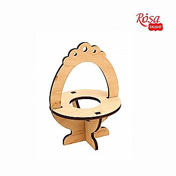 Подставка для яиц "Корзинка" 1, фанера, 9,3*9,3*13,6 см, Rosa Talent Подставка для яиц "Корзинка" 1, фанера, 9,3*9,3*13,6 см, Rosa Talent
