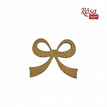 Мини-заготовка Бант 3, МДФ, 1 шт, Rosa Talent (10) Мини-заготовка Бант 3, МДФ, 1 шт, Rosa Talent (10)