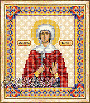 Схема для вышивания бисером иконы СБИ-065 "Галина" 12*14 см ТМ "Чарівна мить"