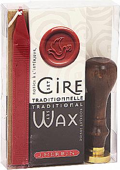 Традиційний набір воску з круглою печаткою "Голуб", 45208T Традиційний набір воску з круглою печаткою "Голуб", 45208T