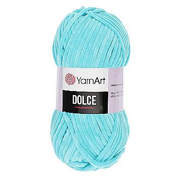 Пряжа мікрополіестер 746 Світло-зелена бірюза, 120 м,TM YarnArt Dolce Пряжа мікрополіестер 746 Світло-зелена бірюза, 120 м,TM YarnArt Dolce