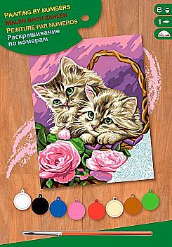 Набір для творчості Sequin Art Painting by numbers Junior Квіткові кошенята, SA1041 Набір для творчості Sequin Art Painting by numbers Junior Квіткові кошенята, SA1041