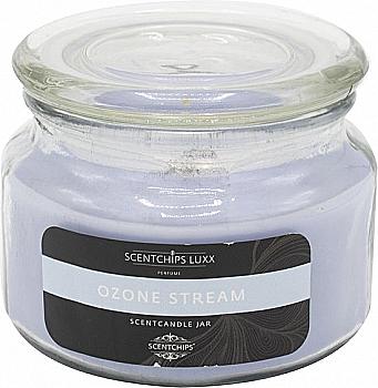 Аромасвічка у скляній банці Scentchips Озоновий потік 240 г/50 год. горіння, 255105 Аромасвічка у скляній банці Scentchips Озоновий потік 240 г/50 год. горіння, 255105