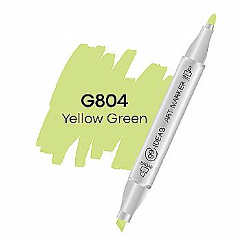 Маркер двухсторонний Yellow Green - Желто-зеленый, G804, 99IDEAS Маркер двухсторонний Yellow Green - Желто-зеленый, G804, 99IDEAS
