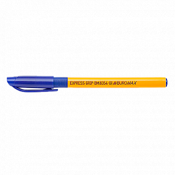 Ручка масляная  с резиновым грипом синяя, BM.BM.8354-01