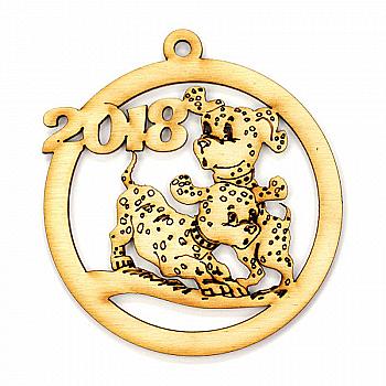 Заготовка «Елочное украшение - символ 2018 года», фанера, Д: 10 см, 4801600, Rosa Talent Заготовка «Елочное украшение - символ 2018 года», фанера, Д: 10 см, 4801600, Rosa Talent