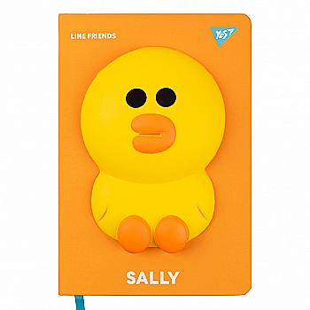 Блокнот-сквиш А5/128 лин. "Line Friends. Sally", 151787 Блокнот-сквиш А5/128 лин. "Line Friends. Sally", 151787