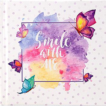 Книга записная Aquarelle 80 л. 125*125, тв, обл, 8430-07-А