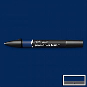 Маркер двосторонній Brushmarker, Індиго синій, 0204169 W&N Маркер двосторонній Brushmarker, Індиго синій, 0204169 W&N