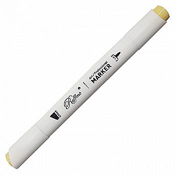 Скетч-маркер двосторонній Raffine Pastel yellow (Y204), 7800-6CB Marco Скетч-маркер двосторонній Raffine Pastel yellow (Y204), 7800-6CB Marco