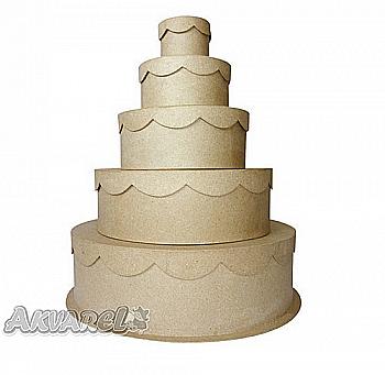 Заготівка з пап`є-маше "Коробка кругла" №5 BTS900O Заготівка з пап`є-маше "Коробка кругла" №5 BTS900O