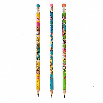 Олівець ч/гр круглий з ласт. "Barbie" 280413