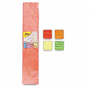 Папір гофр.флуор.кораловий 110% 50г/м2 (50*200см) OL-1110 Папір гофр.флуор.кораловий 110% 50г/м2 (50*200см) OL-1110