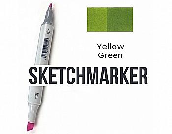 Маркер SKETCHMARKER, 2 пера: долото и тонкое, Yellow Green - Желто-зеленый, SM-G11 Маркер SKETCHMARKER, 2 пера: долото и тонкое, Yellow Green - Желто-зеленый, SM-G11