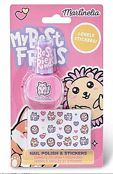 Набір для нігтів "Мої найкращі друзі" лак та наклейки, 11985, Martinelia Набір для нігтів "Мої найкращі друзі" лак та наклейки, 11985, Martinelia