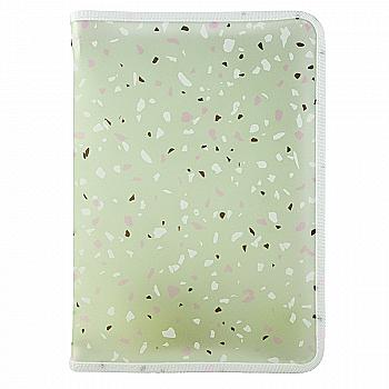 Папка об`ємна на блискавці, А4+, Shine, неом`ята, 1807-09-A