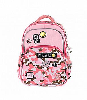 Рюкзак шкільний YES S-40 "Smiley World" military girl, 558260 Рюкзак шкільний YES S-40 "Smiley World" military girl, 558260