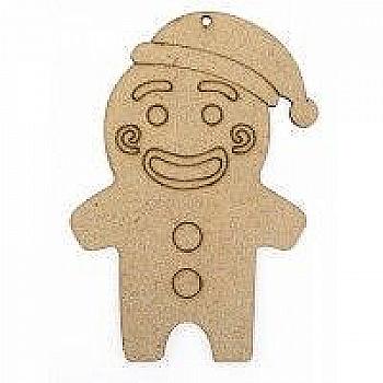 Заготовка Пряник, 1 шт, ДВП, 10*6,5*0,3 см