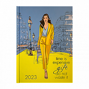 Ежедневник датированный A5, 2023, Women, св. синий, BM.2181-30 Ежедневник датированный A5, 2023, Women, св. синий, BM.2181-30