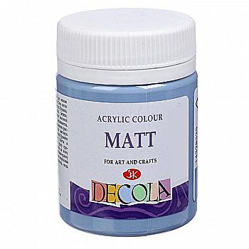 Краска акриловая Decola 50 мл пыльная синяя, матовый, 353521  Краска акриловая Decola 50 мл пыльная синяя, матовый, 353521