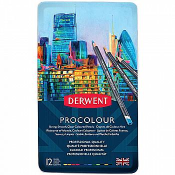 Набір олівців кольорових "Procolour" 12 кол. метал. коробка, 2302505 Набір олівців кольорових "Procolour" 12 кол. метал. коробка, 2302505