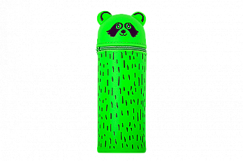 Пенал силіконовий "Пандочка" салатовий, 19*6, ZB.704219