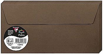Конверт декоративный Pollen DL (110*220 мм)/120 г, Taupe brown/Серо-коричневый, 5875C Конверт декоративный Pollen DL (110*220 мм)/120 г, Taupe brown/Серо-коричневый, 5875C