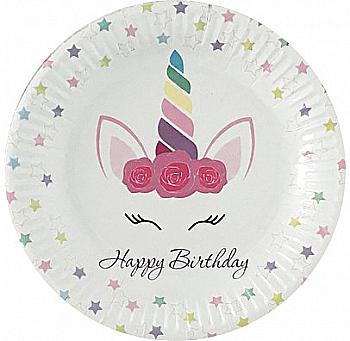 Тарілки "Єдиноріг", 8 шт, F-1818031