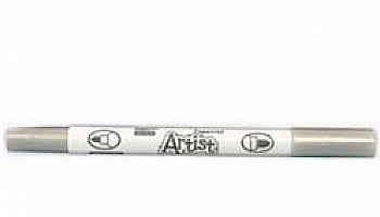 Outlet40 Маркер, двухсторонний, Серебрянный, металлик, 1970-6M, Marvy