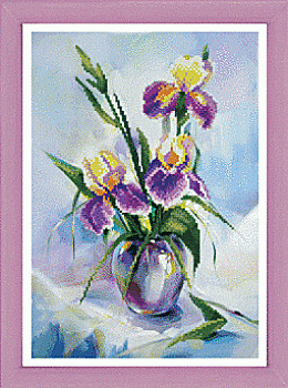 Схема для вышивания бисером СБ-018 21*30 см на авторской канве ТМ "Чарівна мить"